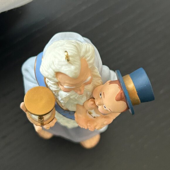 Hallmark Keepsake Ornament 1999 Welcome to 2000 Father Time and Baby New Year - Picture 6 of 16